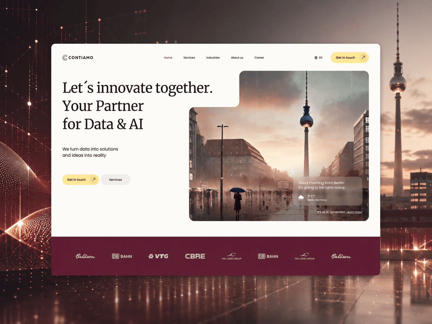 Contiamo Corporate Website Relaunch mit Astro, klarer Struktur und technischer B2B-Positionierung