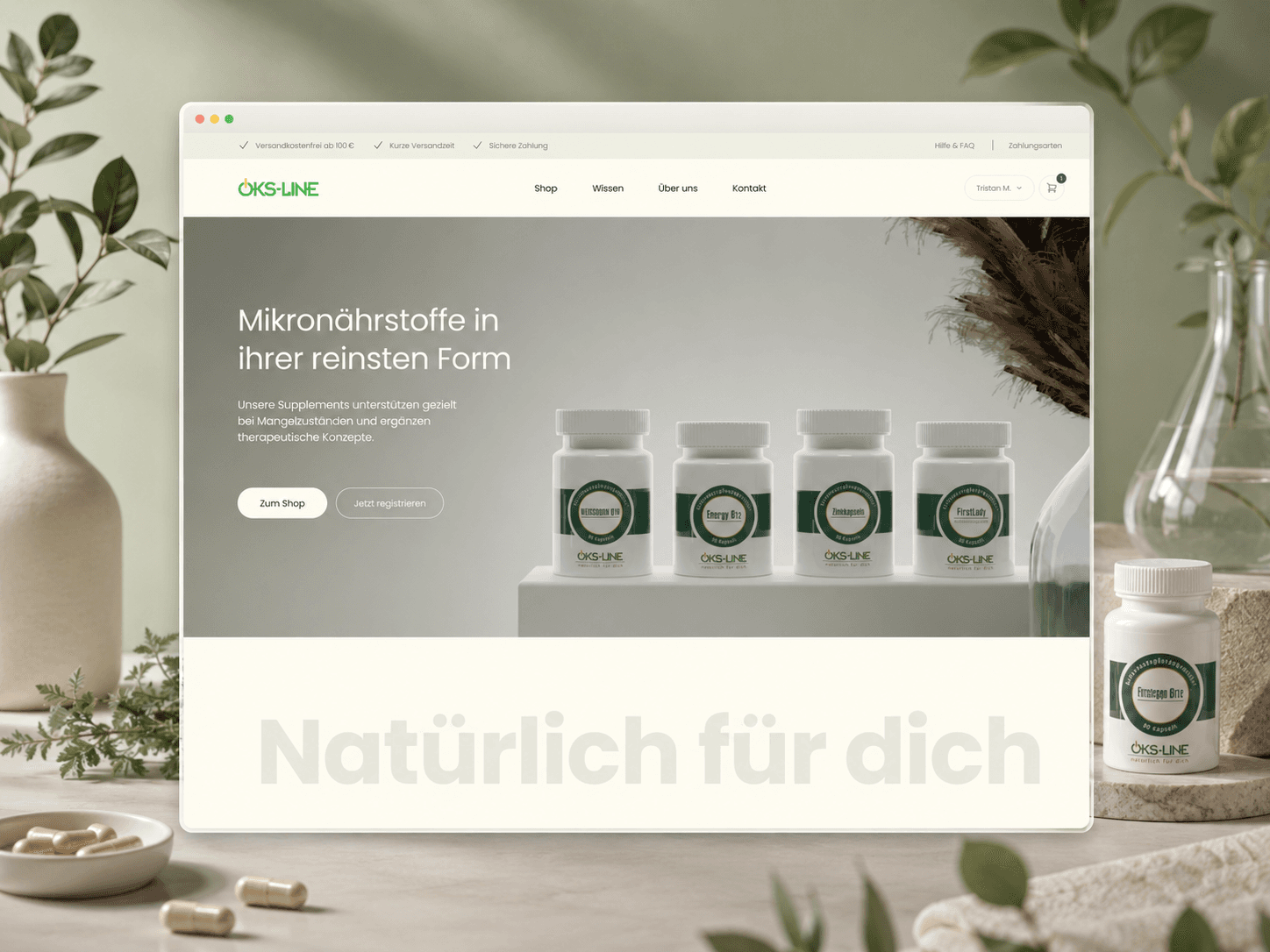 Öksline Projektwebsite mit Informationsstruktur, Content-Logik und responsiver Umsetzung